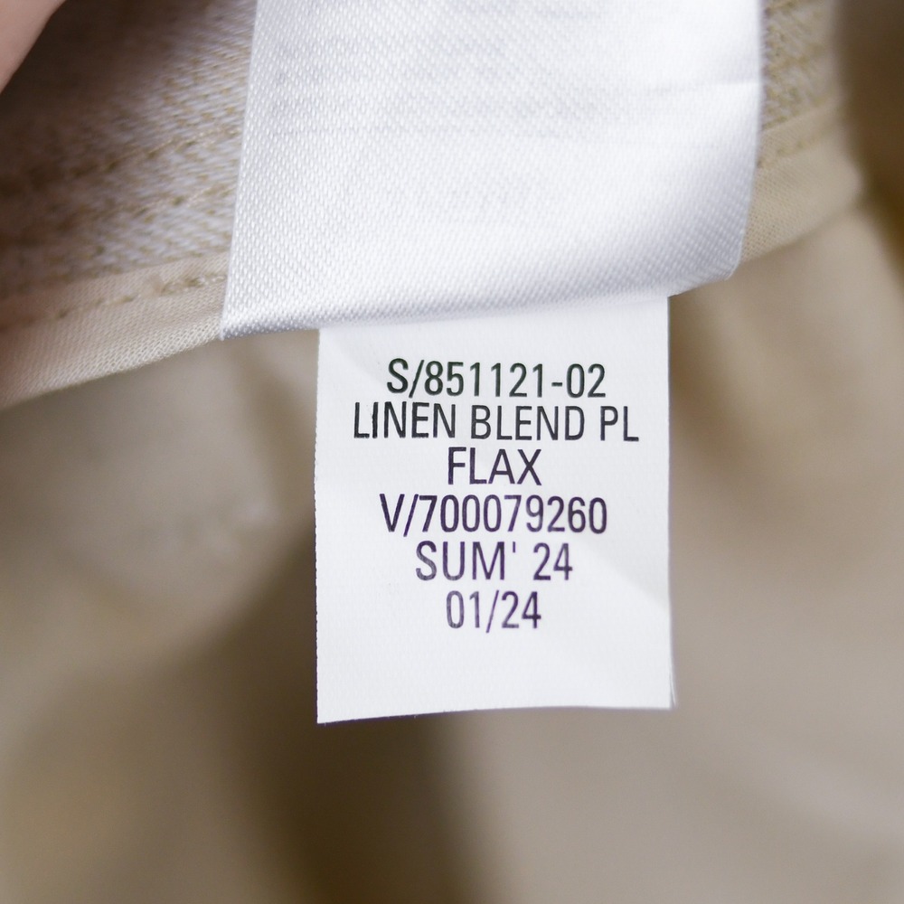 Banana Republic Linen Cotton Wide Leg Pants Women 2 P Beige Pleated Minimalist - Picture 12 of 12